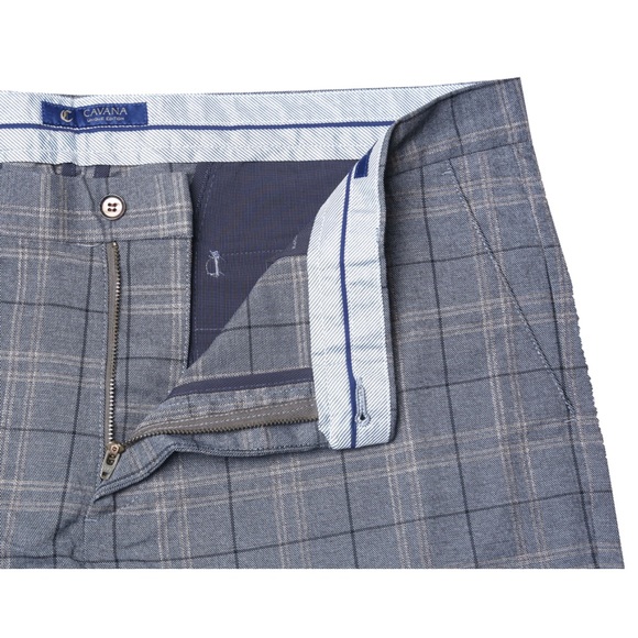 Cavana Men Slim Fit Checked Trouser - Picture 6 of 10